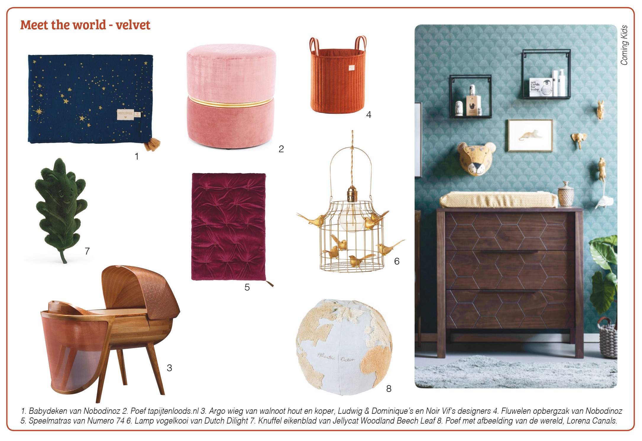 design trends babyroom 2021 velvet